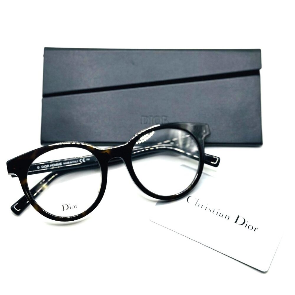 NEW DIOR BLACKTIE218F KVX Dark Havana/Black Eyeglasses 51mm 21 150 - Picture 9 of 9
